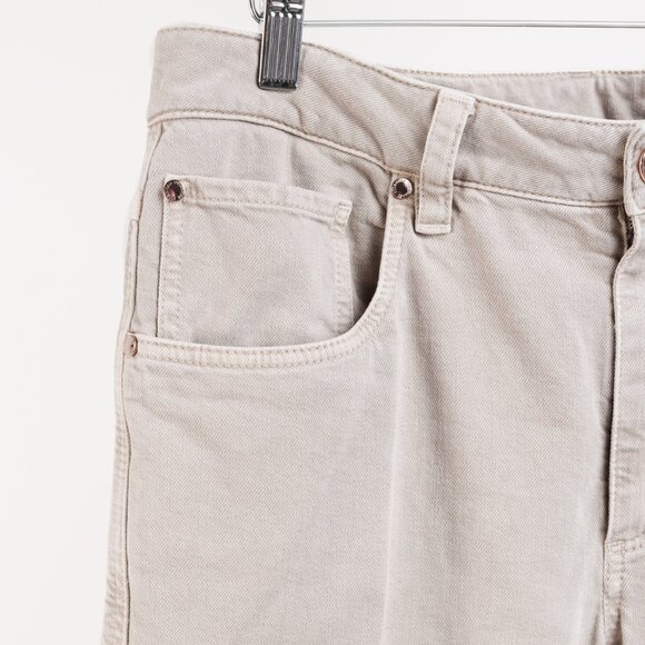 Brunello Cucinelli AW/23 Beige Monili-Beaded Mid-Rise Straight Leg Jeans - Picture 5 of 16